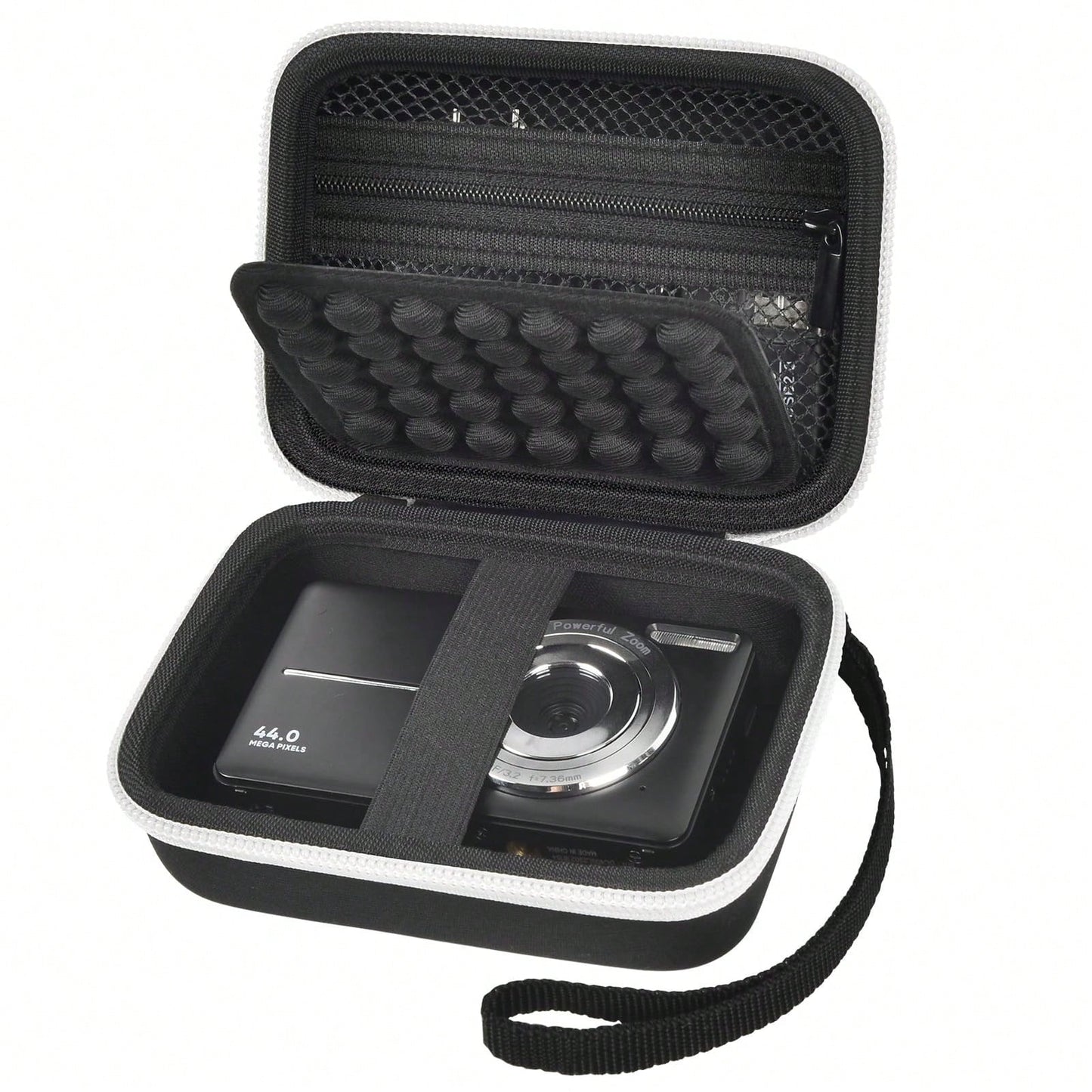 Digital Camera Protective Case Compatible With CAMKORY/Pixpro/VAHOIALD/DSCW800 830/PowerShot 180 190- Case Only (Camera Not Included), Camera Bag