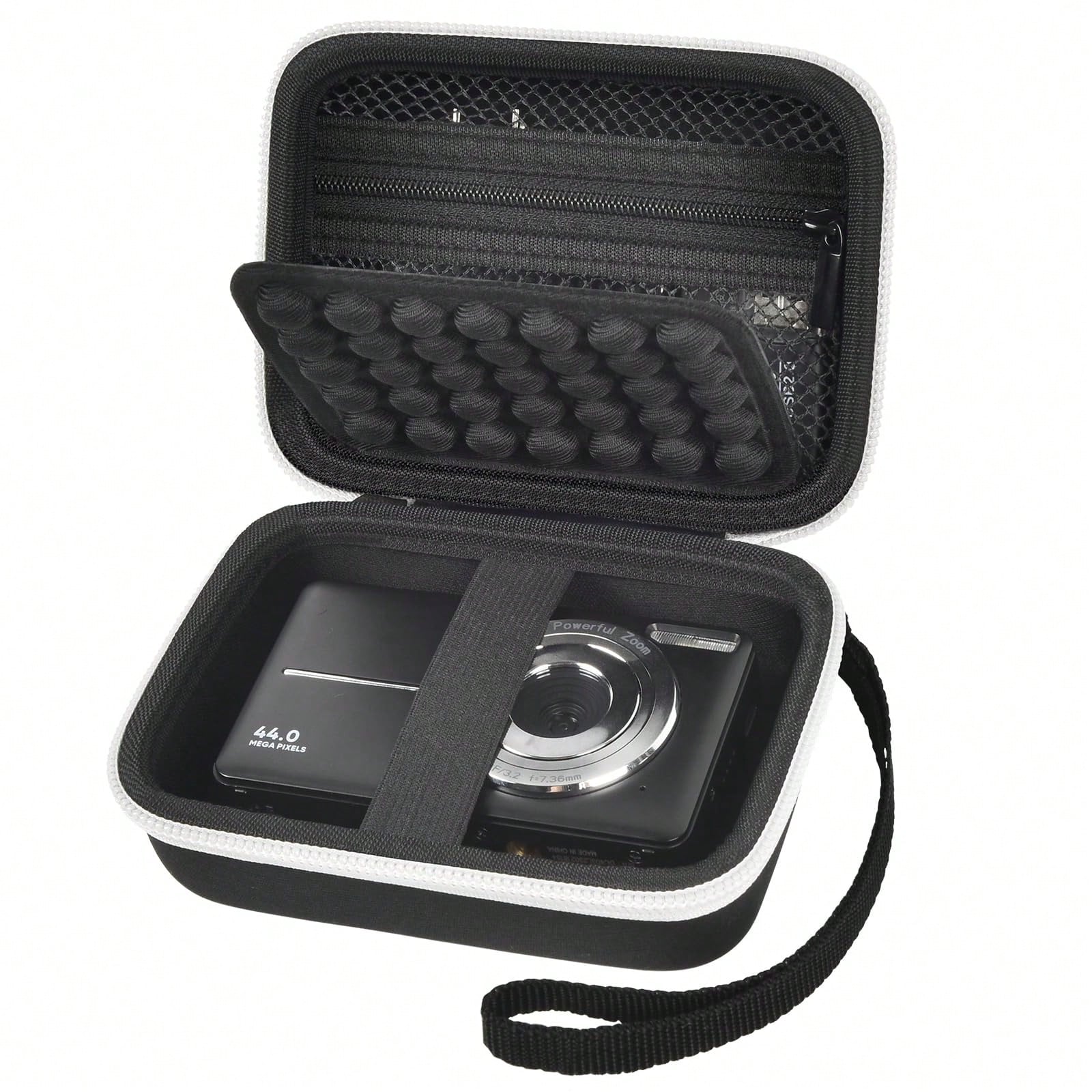 Digital Camera Protective Case Compatible With CAMKORY/Pixpro/VAHOIALD/DSCW800 830/PowerShot 180 190- Case Only (Camera Not Included), Camera Bag