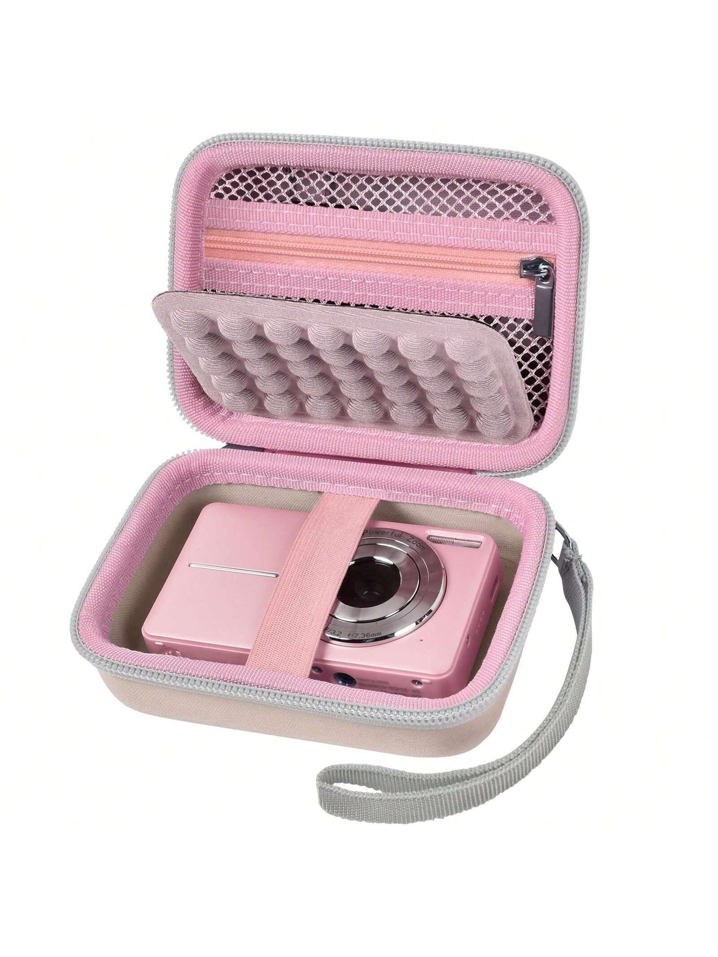 Digital Camera Protective Case Compatible With CAMKORY/Pixpro/VAHOIALD/DSCW800 830/PowerShot 180 190- Case Only (Camera Not Included), Camera Bag