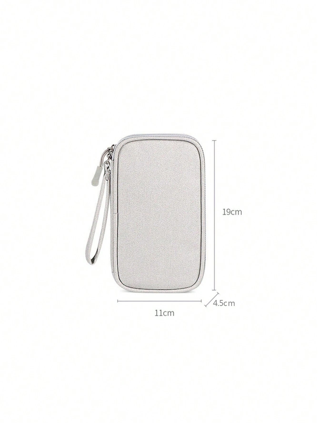 Digital Data Cable Organizer Bag For Traveling- Portable Hard Drive, Power Bank, Earphones, Charging Cable Storage Case With Zipper For Phones Wireless Headphone Bluetooth Headphone Headset Earbuds F