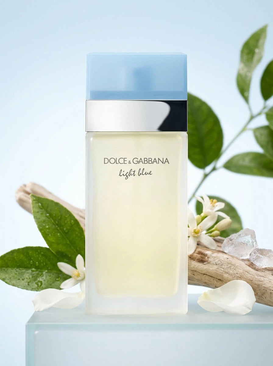 Dolce & Gabbana Light Blue Eau De Toilette Spray For Women EDT Mini 0.15oz/4.5ml,0.84oz/25ml,1.6oz/50ml,1.7oz/50ml,1oz/30ml,3.4oz/100ml,6.7oz/200ml- Perfume For Long Lasting Suitable For Birthday, Of
