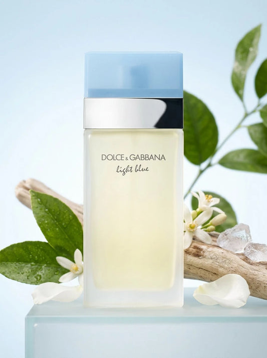 Dolce & Gabbana Light Blue Eau De Toilette Spray For Women EDT Mini 0.15oz/4.5ml,0.84oz/25ml,1.6oz/50ml,1.7oz/50ml,1oz/30ml,3.4oz/100ml,6.7oz/200ml- Perfume For Long Lasting Suitable For Birthday, Of