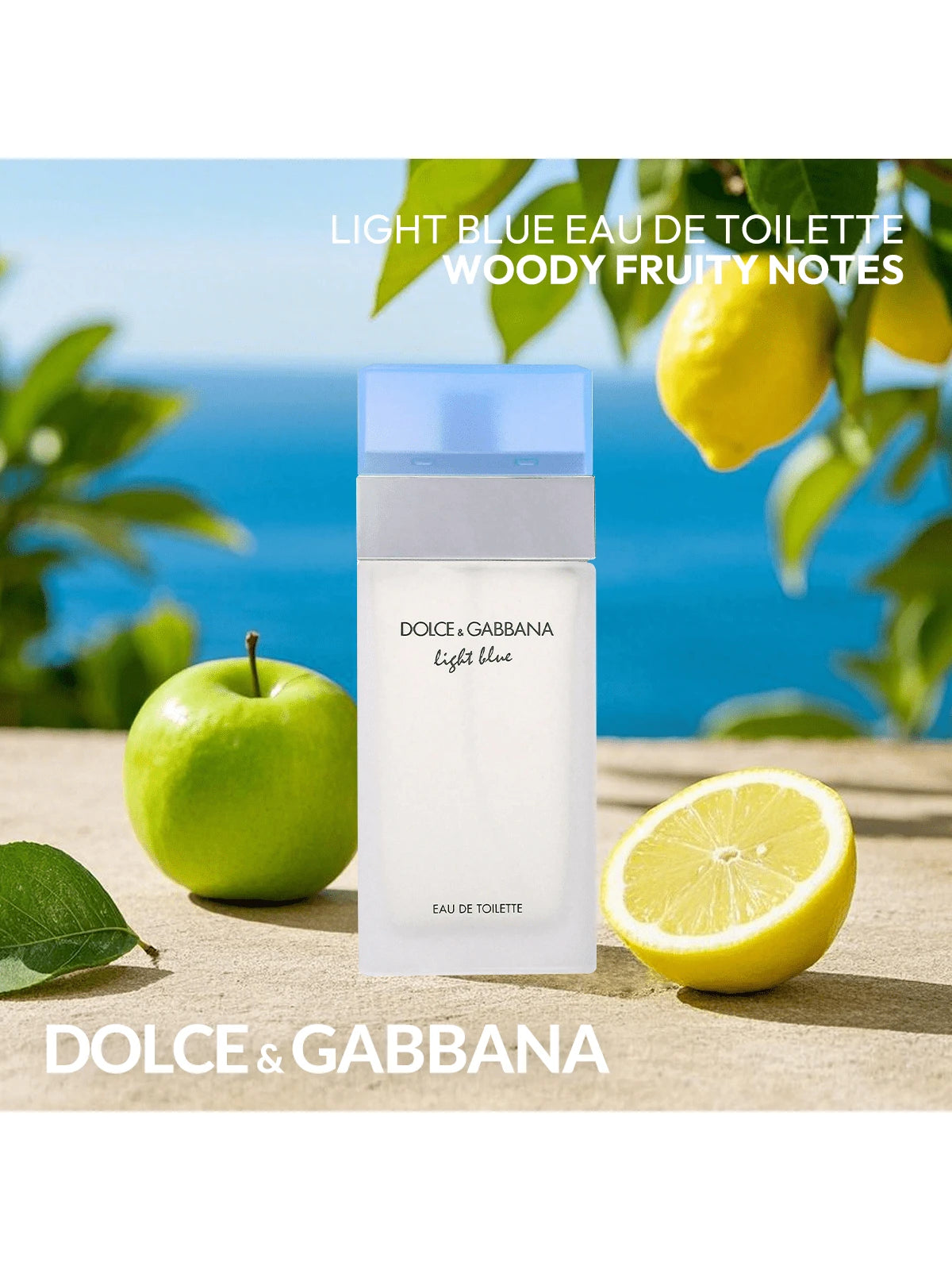Dolce & Gabbana Light Blue Eau De Toilette Spray For Women EDT Mini 0.15oz/4.5ml,0.84oz/25ml,1.6oz/50ml,1.7oz/50ml,1oz/30ml,3.4oz/100ml,6.7oz/200ml- Perfume For Long Lasting Suitable For Birthday, Of