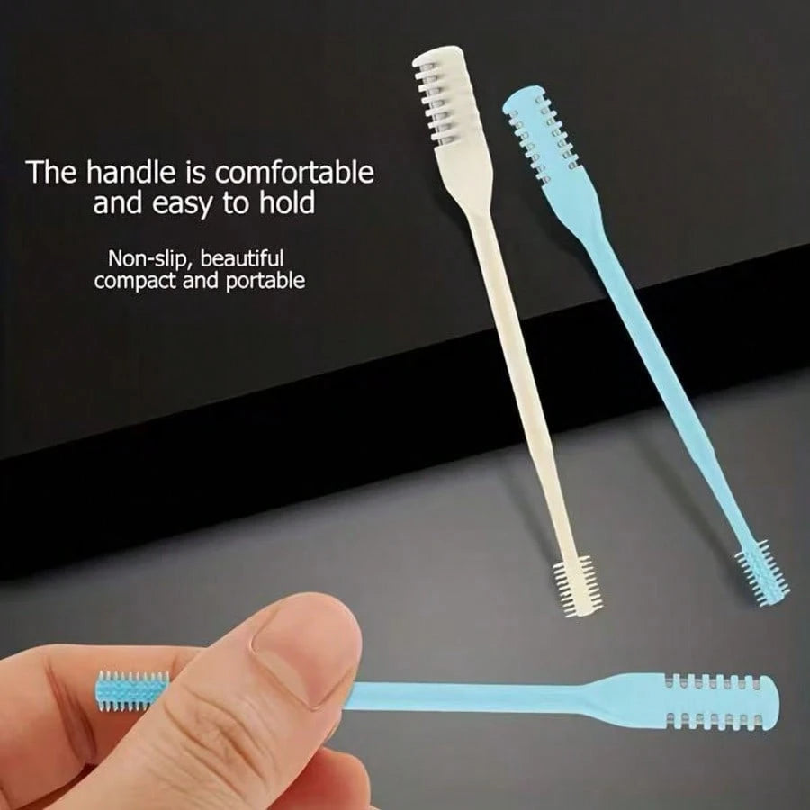 Double-Sided Nose Hair Trimmer, Portable Manual Nose Hair Trimming Set, Suitable For Men And Women, 360° Rotatable Nose Hair Trimmer- Nasal Care Tool