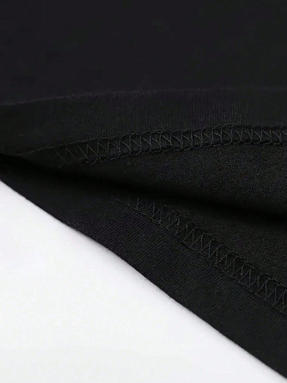 Double Sided Printing (220 Pieces Of Pure Cotton T-Shirts) Printing Casual Pure Cotton Printing Men's Summer Round Neck Short Sleeved Lining