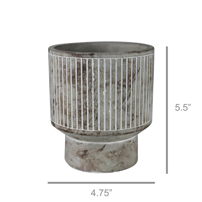 Dover Footed Planter Cement, Assorted Sizes