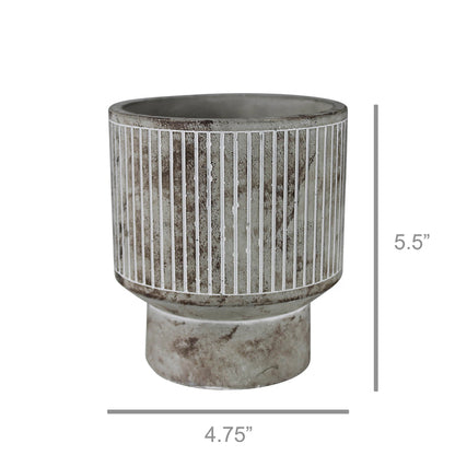 Dover Footed Planter Cement, Assorted Sizes