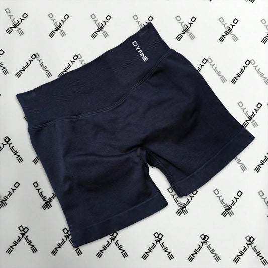 DYFINE Women's Seamless Elastic Butt Lifting Shaping Yoga Fitness Gym Running Sports Shorts