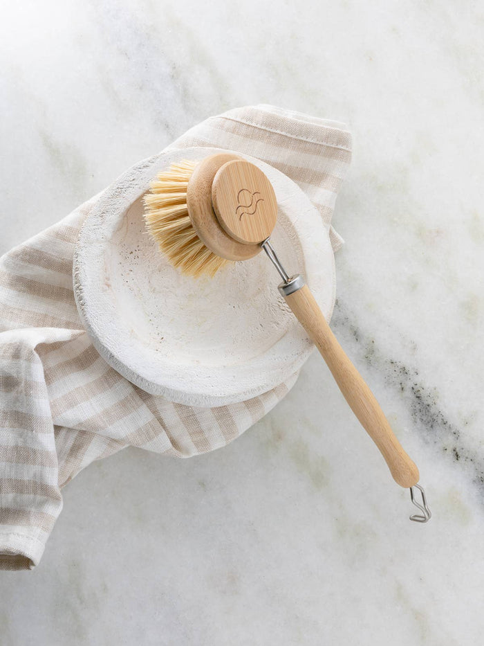 Earth Ahead - Sisal Bamboo Dish Brush with Replaceable Head – Wide Design