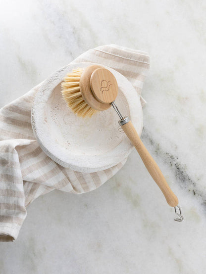 Earth Ahead - Sisal Bamboo Dish Brush with Replaceable Head – Wide Design