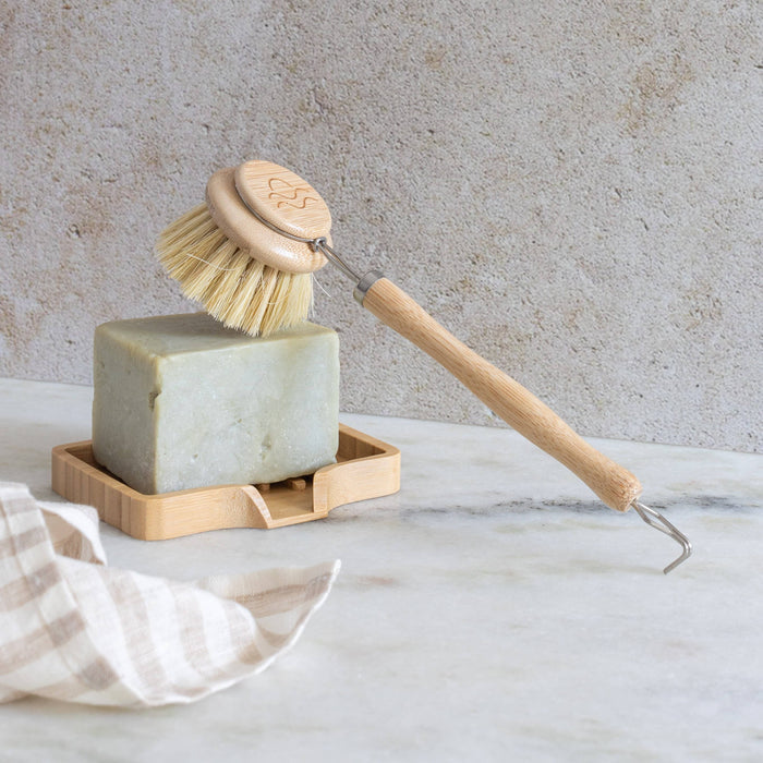 Earth Ahead - Sisal Bamboo Dish Brush with Replaceable Head – Wide Design