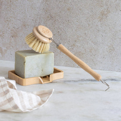 Earth Ahead - Sisal Bamboo Dish Brush with Replaceable Head – Wide Design