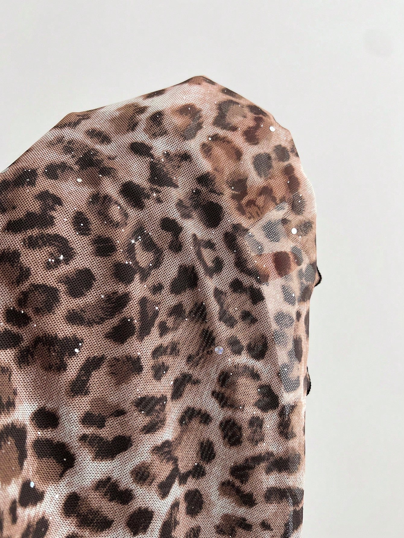 Elamini Yk2 Leopard Print Lace Trim Asymmetric Hem Women Tank Top