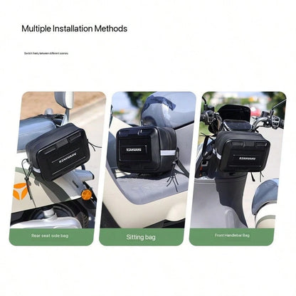Electric Motorcycle Side Bag, Outdoor Riding Bag, Rear Seat Pannier, Rack Bottom Bag, Tail Side Bag