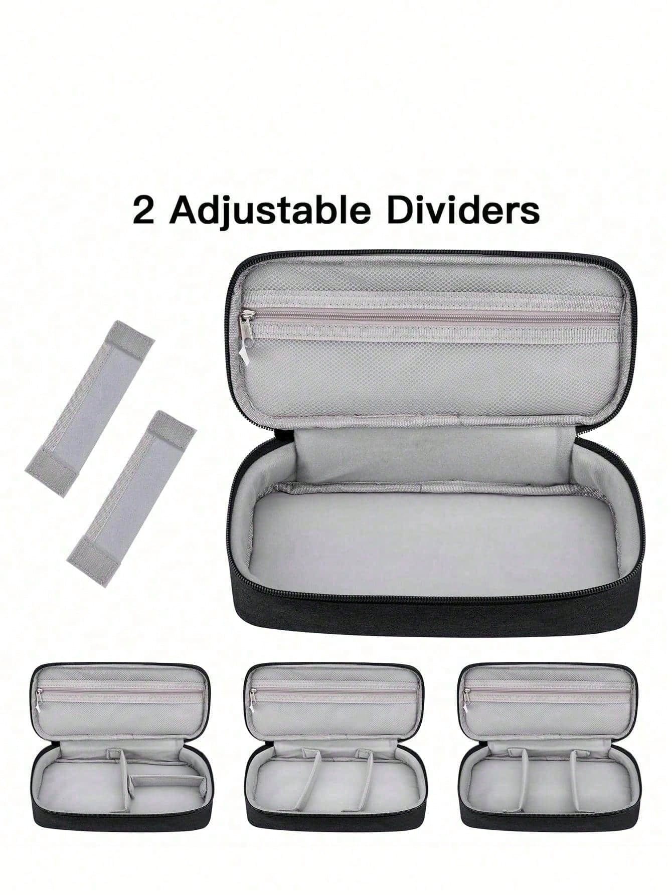 Electronic Product Organizer Bag – Multi-Compartment Digital Storage Pouch With Zipper, Portable Electronic Accessories Organizer, Can Store Charging Cables, Portable Hard Drives And Power Banks – Ide