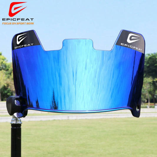EPICFEAT Football Face Mask With Transparent Anti-Fog Sun Shield- Professional Football Face Mask- Anti-Fog And UV Protection- Suitable For Teenagers And Adults