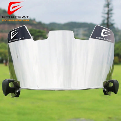 EPICFEAT Football Face Mask With Transparent Anti-Fog Sun Shield- Professional Football Face Mask- Anti-Fog And UV Protection- Suitable For Teenagers And Adults