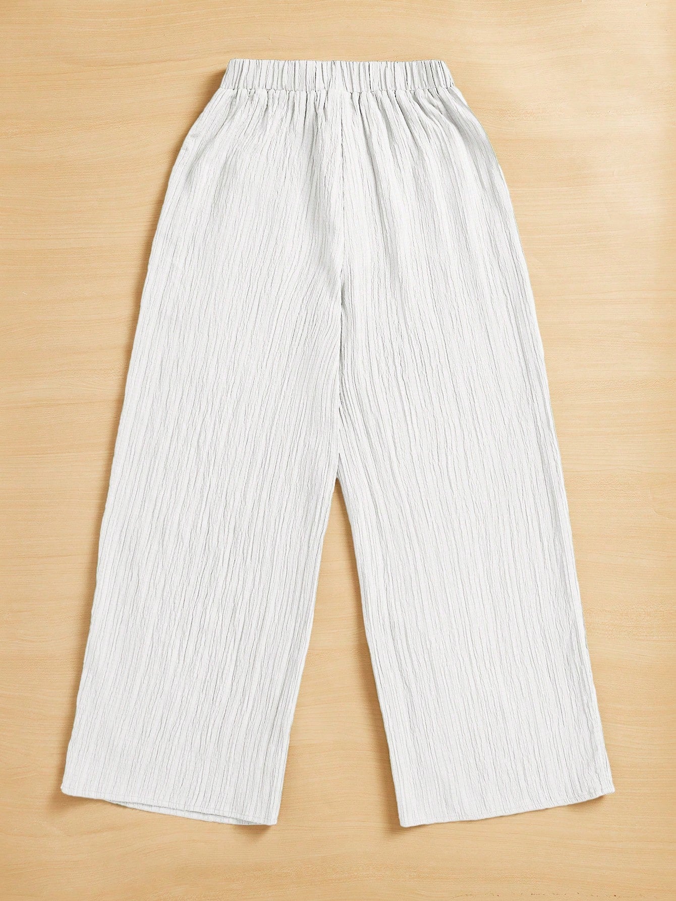Essnce Women's Casual Simple Textured Long Pants Summer Spring Valentine Day New Years