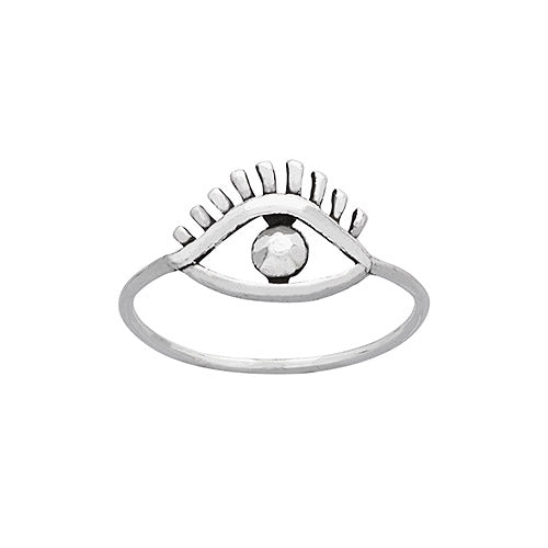 Evil Eye Silver Ring