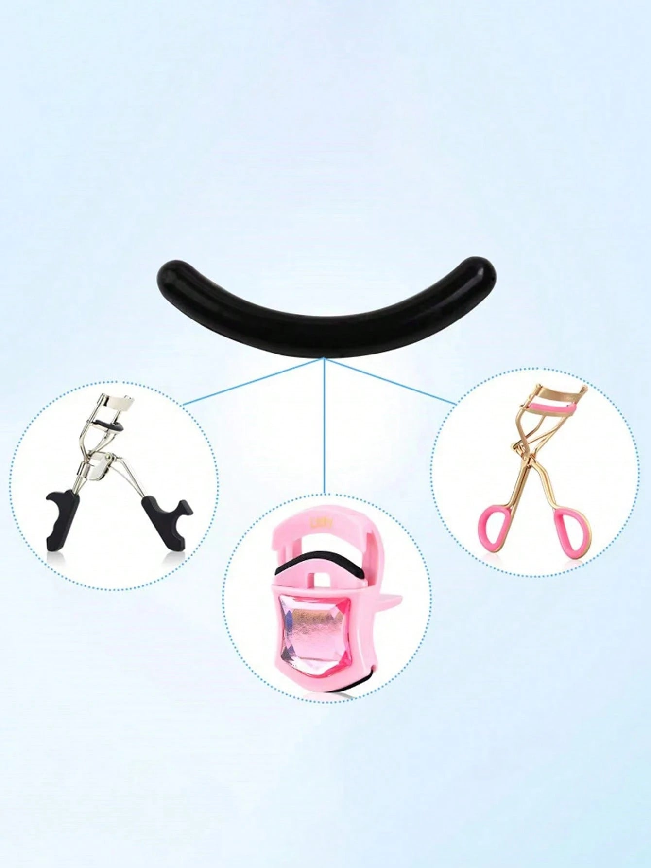 Eyelash Curler Refill Strip,30Pcs Silicone Eyelash Curler Refills Eyelash Curler Refill Pads For Eyelash Lifting,Makeup,Cheap,Room Decor,Vanity,Travel,Bedroom,Makeup Accessories,Eyelash Curler,Cheap,S