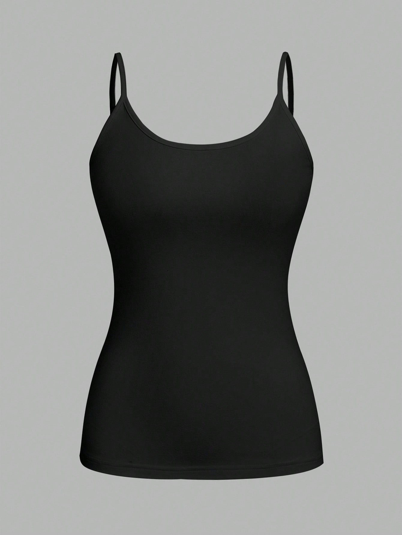 EZwear 4pcs/Set Plus Size Women Casual Cami Tops, Suitable For Summer Back To School