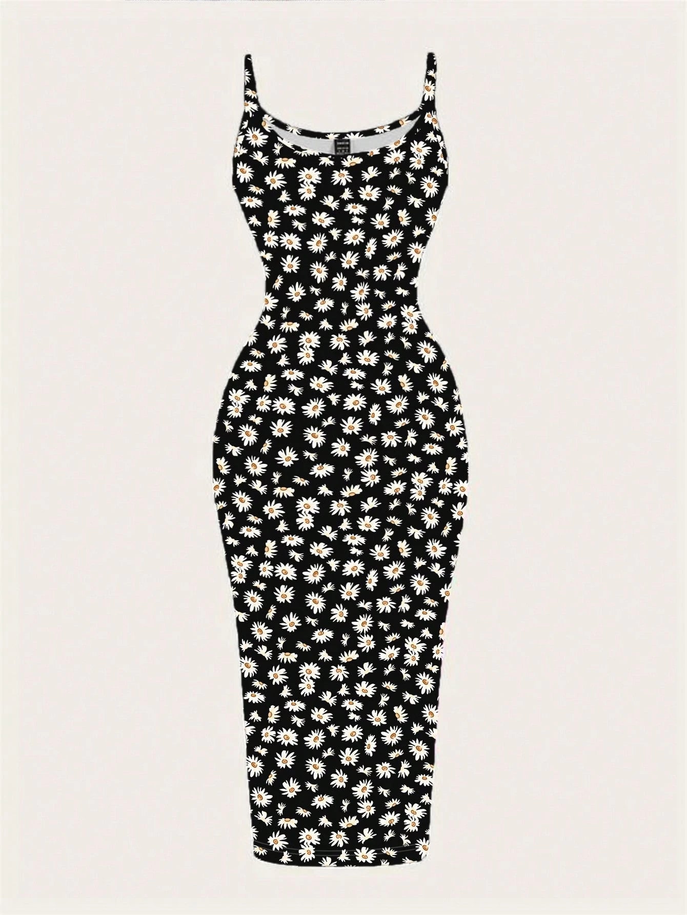 EZwear Casual Minimalist Leopard Print Fitted Camisole Dress, Suitable For Summer Suitable For Going Out Chic Dress