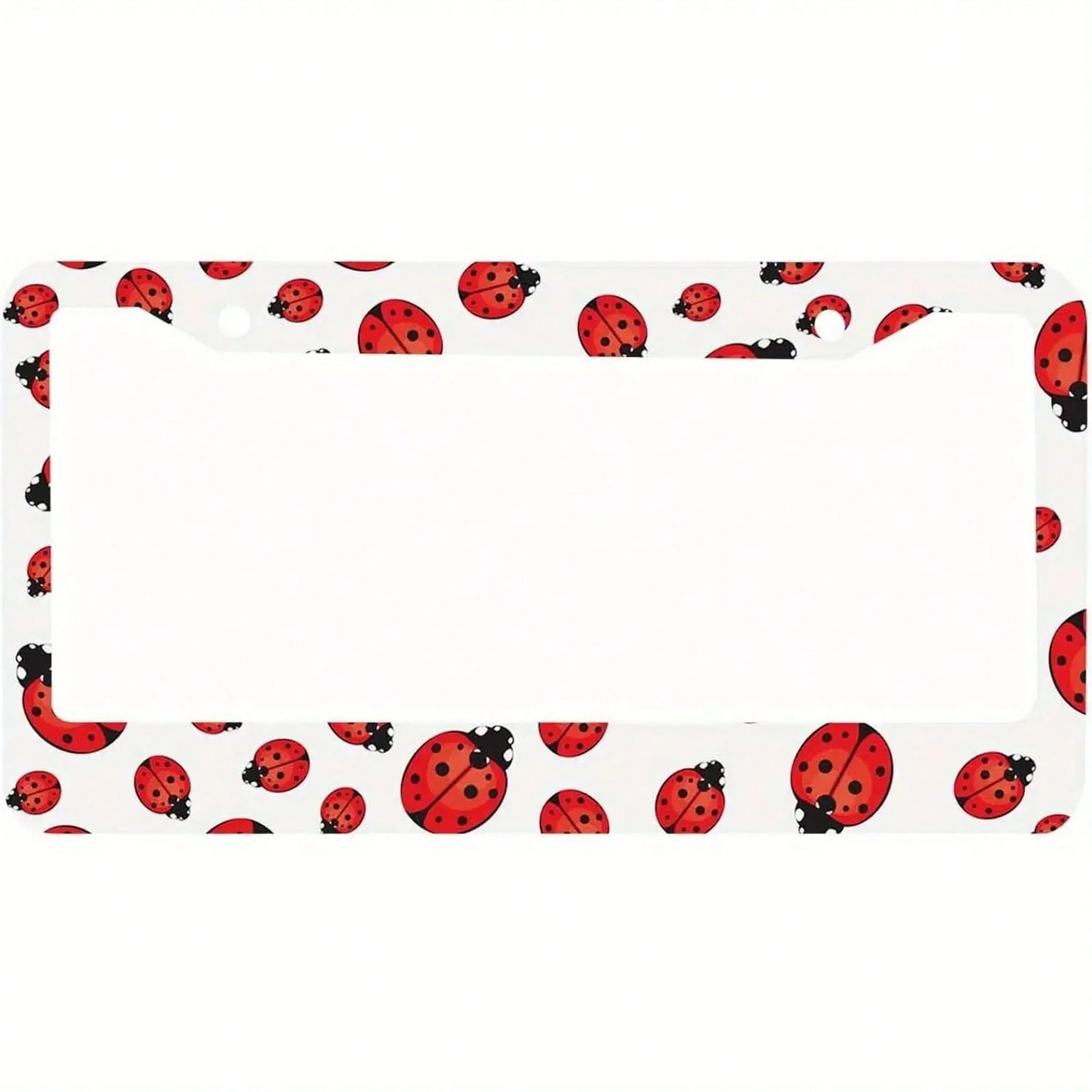Fashion License Plate Frame Design, Aluminum License Plate Holder For Cars, Unisex, With 2 Holes