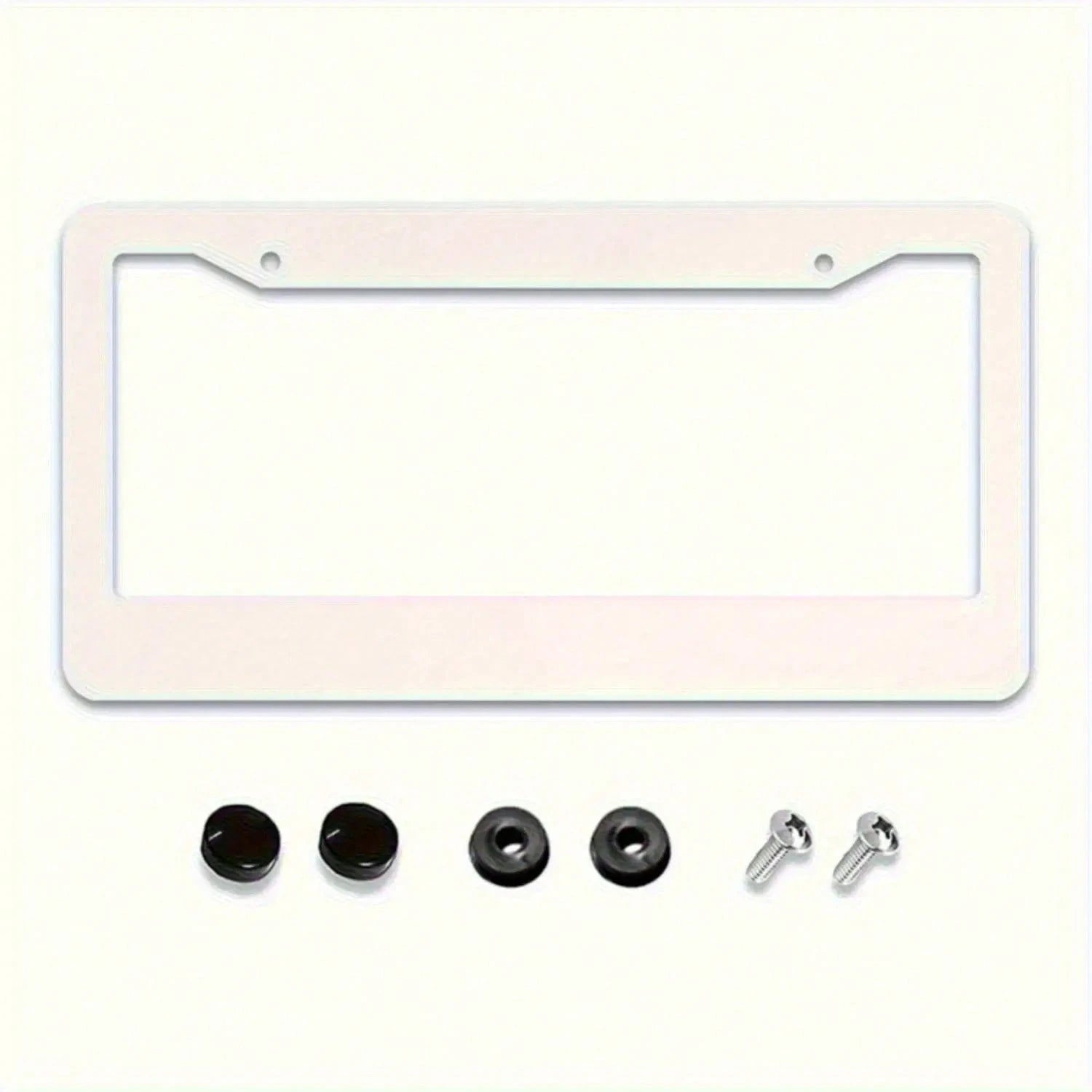 Fashion License Plate Frame Design, Aluminum License Plate Holder For Cars, Unisex, With 2 Holes