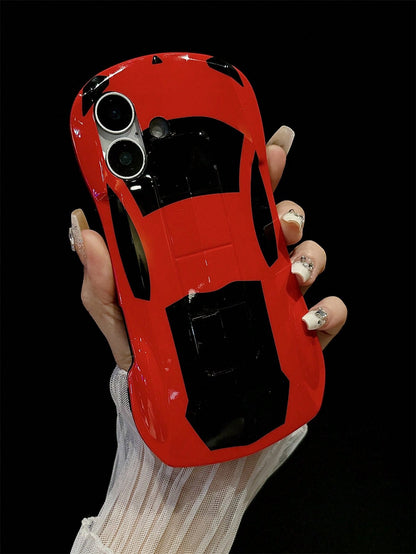 Fashion Sports Car IMD Process Soft & Hard Balanced Anti-Drop, Anti-Sweat, Anti-Fingerprint, Wear-Resistant, Non-Fading Phone Case Compatible With IPhone 17 Pro Max/17 Pro/17 Air/17/16 Pro Max/16 Plus
