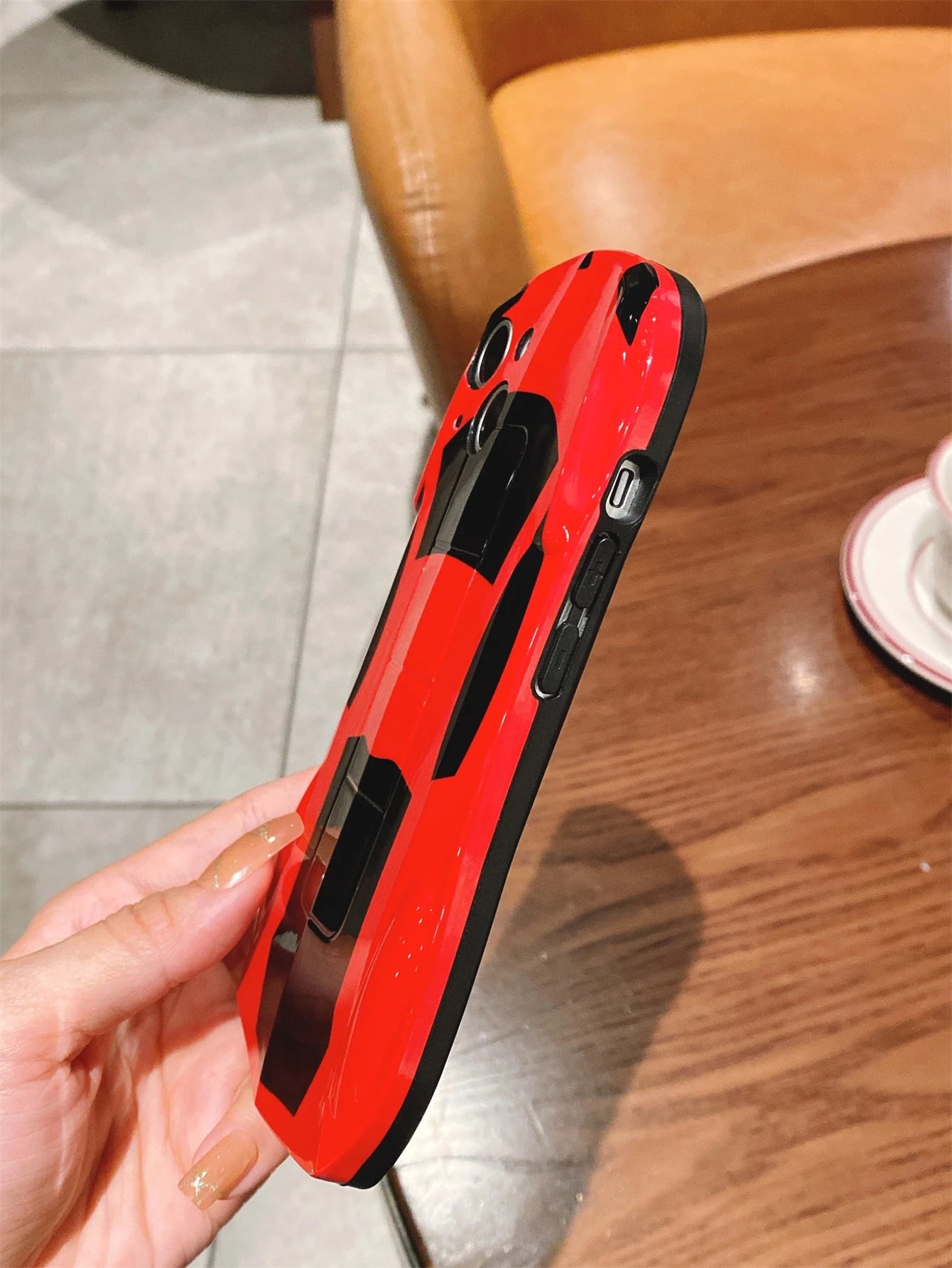 Fashion Sports Car IMD Process Soft & Hard Balanced Anti-Drop, Anti-Sweat, Anti-Fingerprint, Wear-Resistant, Non-Fading Phone Case Compatible With IPhone 17 Pro Max/17 Pro/17 Air/17/16 Pro Max/16 Plus