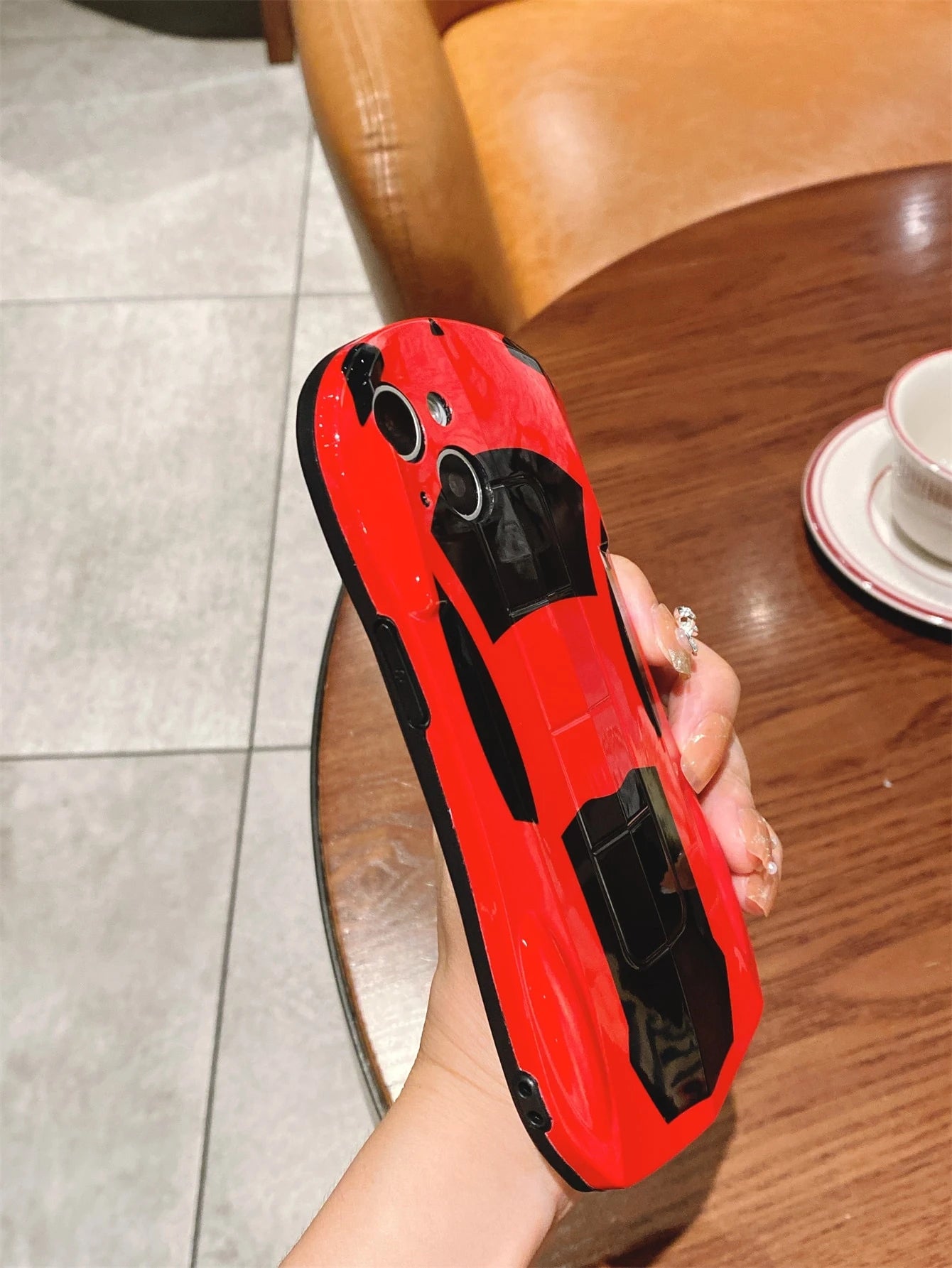 Fashion Sports Car IMD Process Soft & Hard Balanced Anti-Drop, Anti-Sweat, Anti-Fingerprint, Wear-Resistant, Non-Fading Phone Case Compatible With IPhone 17 Pro Max/17 Pro/17 Air/17/16 Pro Max/16 Plus