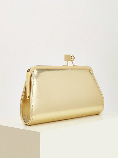 Fashionable Elegant PU Leather Women's Clutch, Elegant Evening Handbag, Formal Ball Gown Wedding Bag, Suitable For Women's Daily Commute Or Dating, Also Suitable For Parties, Weddings, Balls, Evening