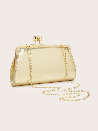 Fashionable Elegant PU Leather Women's Clutch, Elegant Evening Handbag, Formal Ball Gown Wedding Bag, Suitable For Women's Daily Commute Or Dating, Also Suitable For Parties, Weddings, Balls, Evening