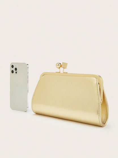 Fashionable Elegant PU Leather Women's Clutch, Elegant Evening Handbag, Formal Ball Gown Wedding Bag, Suitable For Women's Daily Commute Or Dating, Also Suitable For Parties, Weddings, Balls, Evening