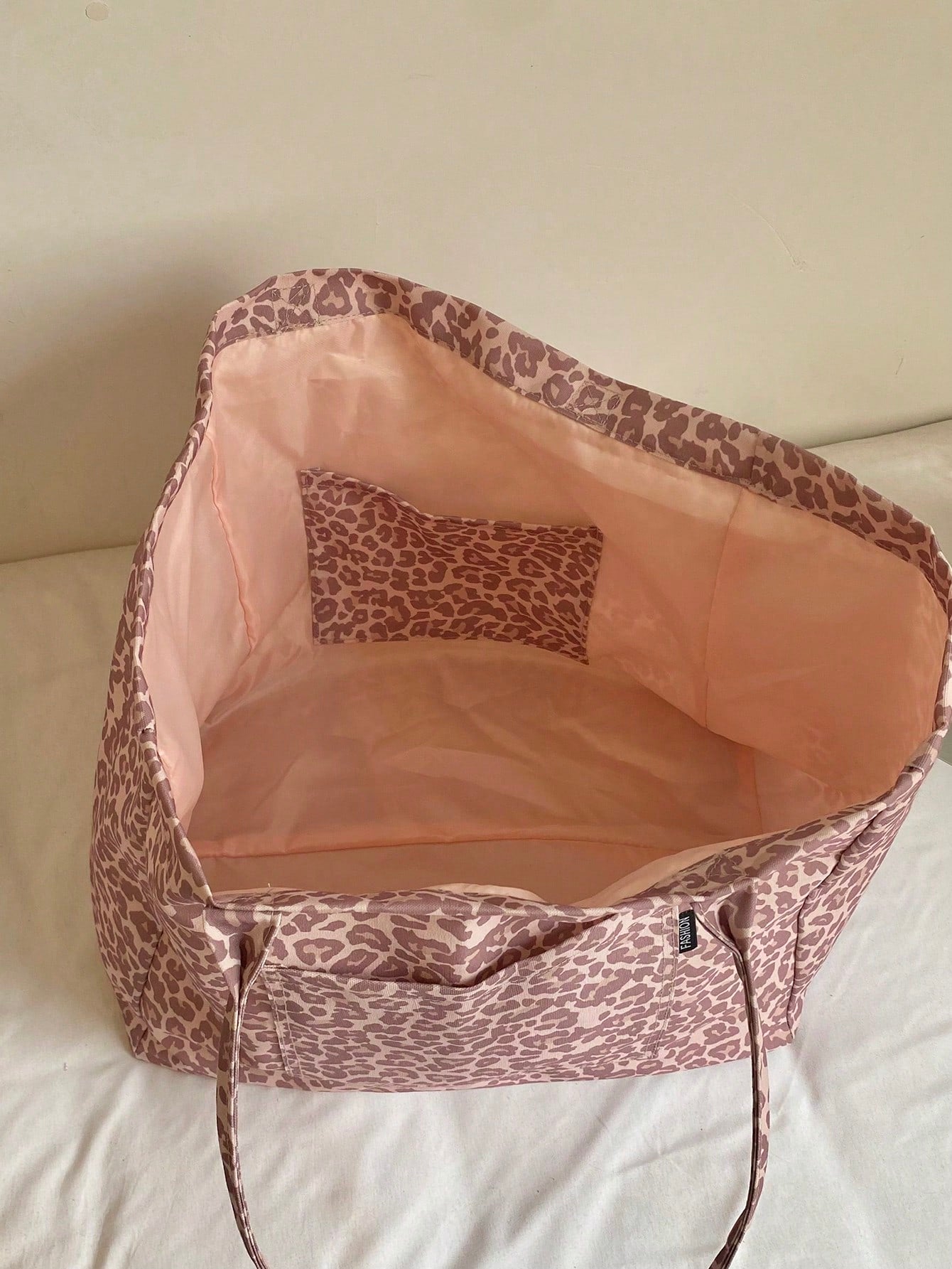 Fashionable Leopard Print Large Capacity Tote Bag, Suitable For Daily Use And Travel