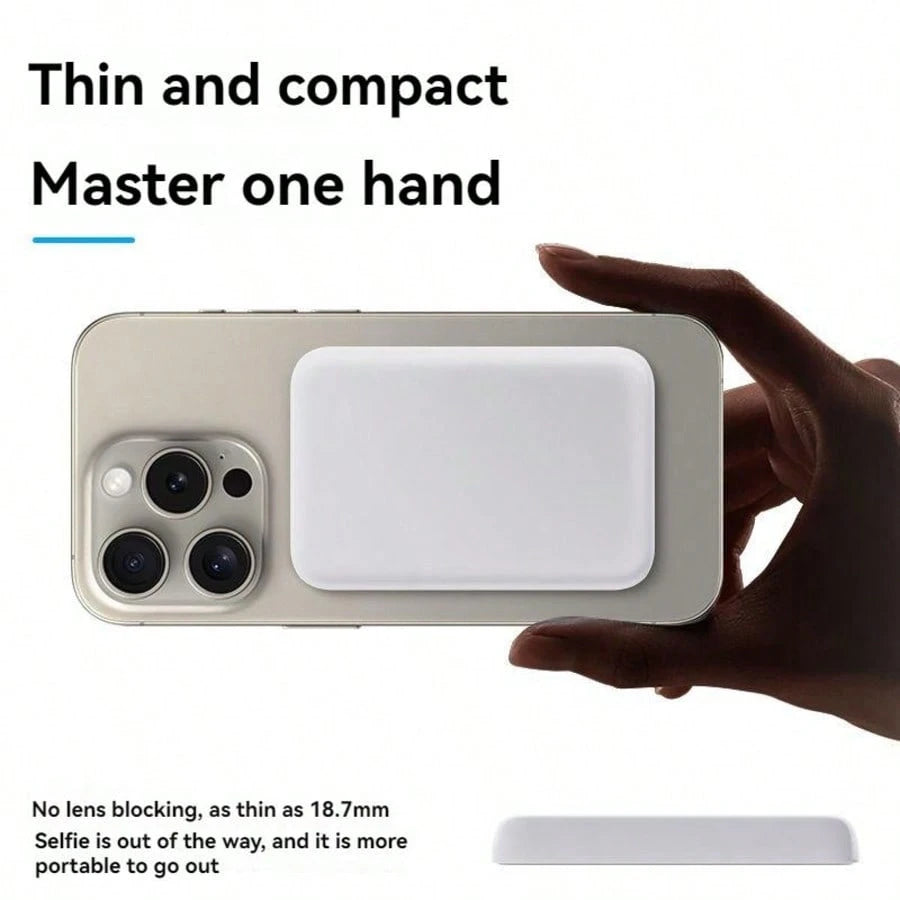 Fast Charging Magnetic Power Bank Portable Power Source MagSafe Compatible Portable Charger, 5000mAh/10000mAh Magnetic Power Bank For IPhone 17/16/15/14/13/12, Battery Pack, Outdoor Travel Use, Memori