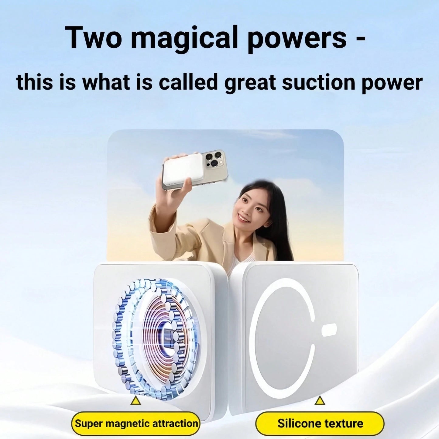 Fast Charging Magnetic Power Bank Portable Power Source MagSafe Compatible Portable Charger, 5000mAh/10000mAh Magnetic Power Bank For IPhone 17/16/15/14/13/12, Battery Pack, Outdoor Travel Use, Memori