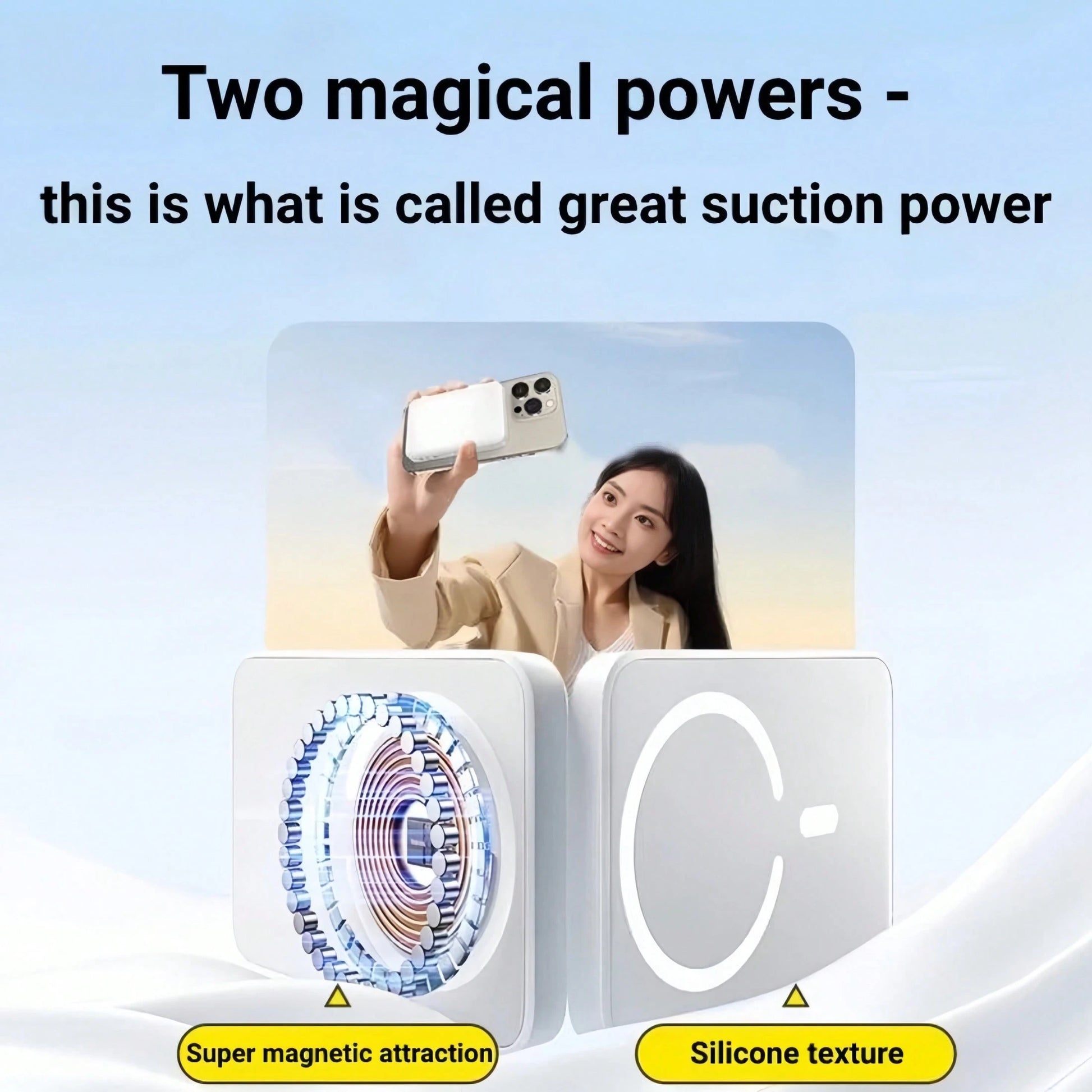 Fast Charging Magnetic Power Bank Portable Power Source MagSafe Compatible Portable Charger, 5000mAh/10000mAh Magnetic Power Bank For IPhone 17/16/15/14/13/12, Battery Pack, Outdoor Travel Use, Memori