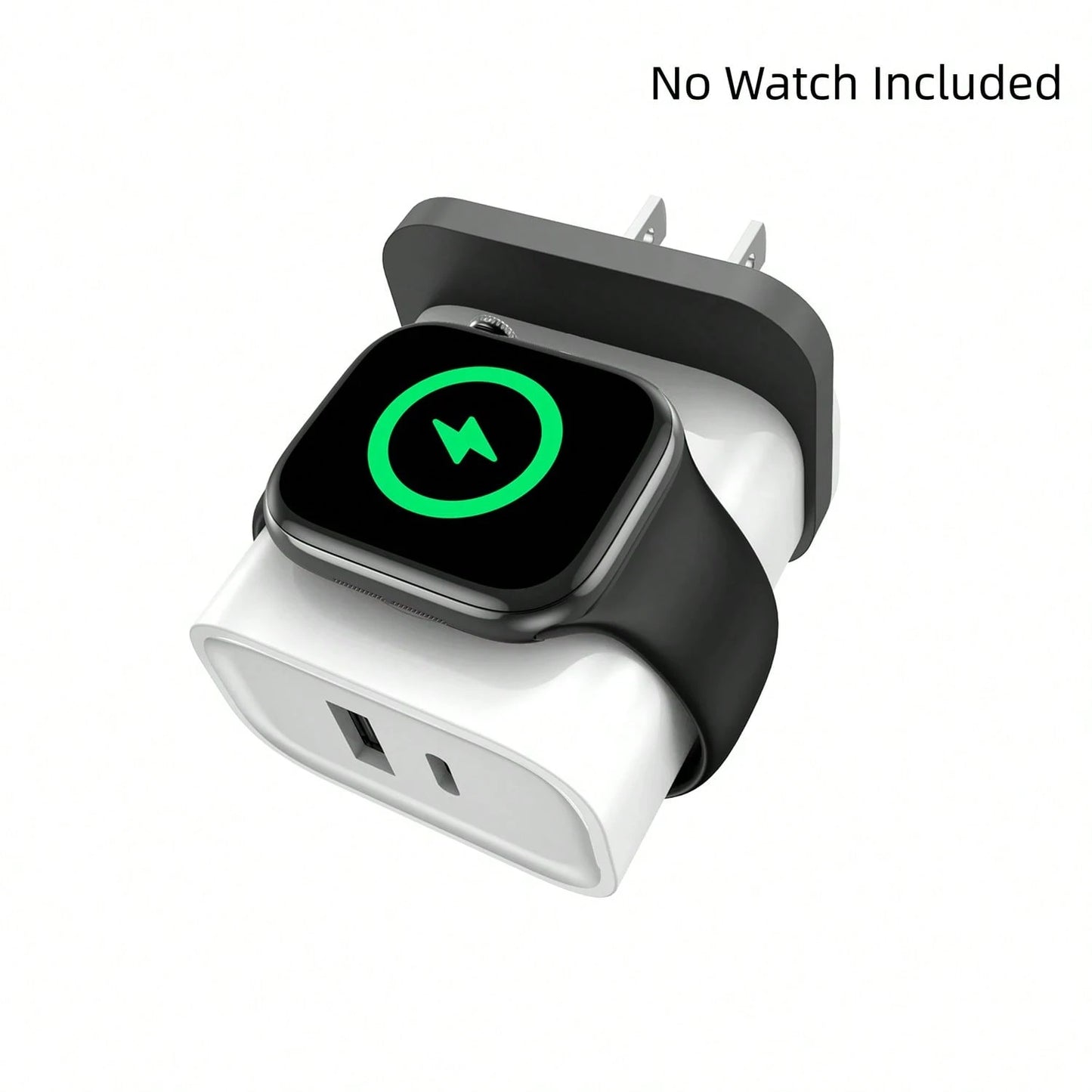 Fast Charging Watch Wireless Charging 3-In-1 Charger Compatible With Apple Watch Series 2/3/4/5/6/7/SE/8/9/10/Ultra, PD 25W USB C Fast Charging Dual Port Wall Charger Block, Travel Essential Charge Co