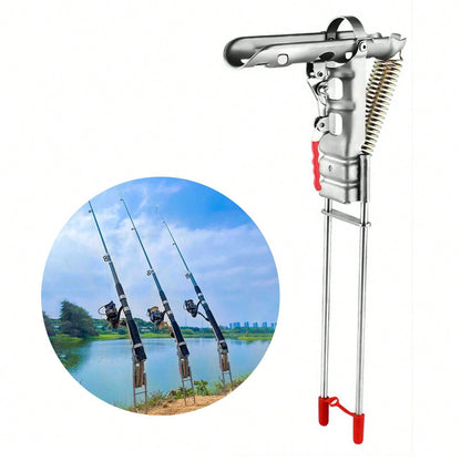 Fishing Rod Holder Stand Ground Spike Universal Portable Stainless Steel Support Bracket For Beach Bank Outdoor Fishing