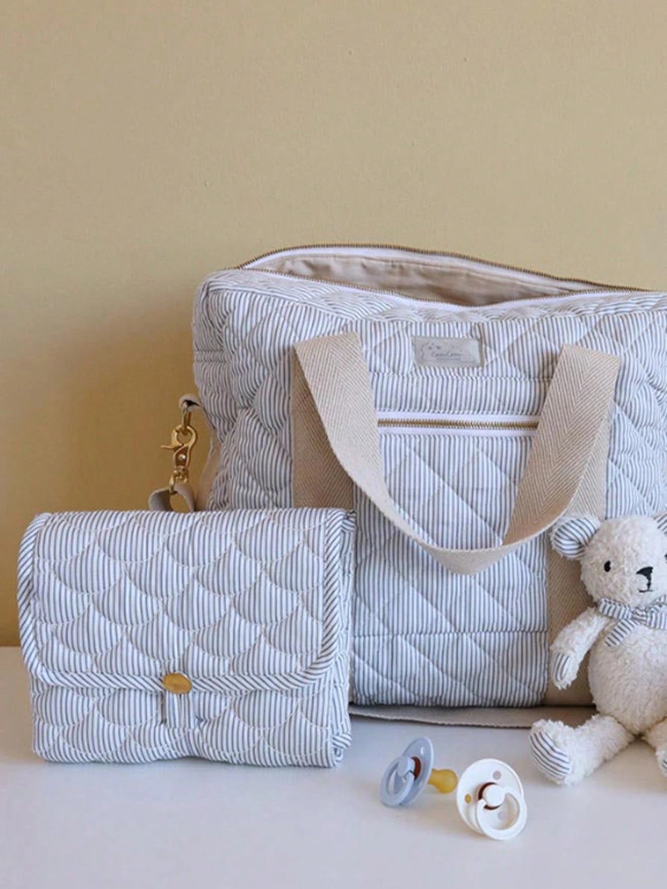 Floral Diaper Changing Pad Diaper Clutch For Boy And Girls, Quilted Changing Mat Travel Changing Station For New Born Baby, Machine Wash