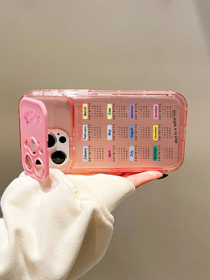 Floral Elements TPU White Pink Stand Phone Case TPU White Pink Floral Elements Stand Phone Case Mirror Elements Sliding Mirror Stand Transparent TPU Flower Phone Case With Mirror Stand Compatible With
