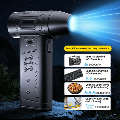 FOURQ 2-In-1 Handheld Car Vacuum Cleaner- 4000mAh High-Capacity Battery, Fast Charging, Powerful Wet/Dry Suction For Car, Home, And Pet Cleaning. Features USB-C Charging Port, Washable Filter, Low-No