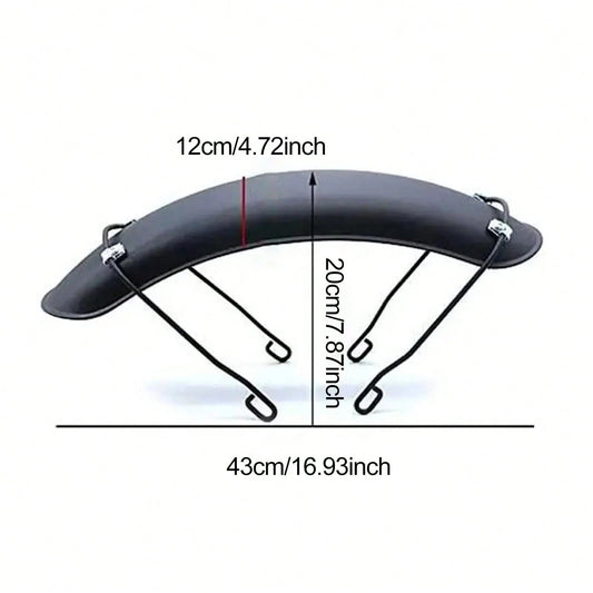 Front Fender For GN125 Bobber, CG125 Cafe Racer, Chopper And Tracker Motorcycles- Vintage Metal Material (Black)