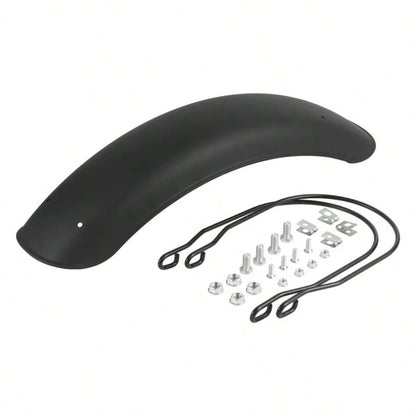 Front Fender For GN125 Bobber, CG125 Cafe Racer, Chopper And Tracker Motorcycles- Vintage Metal Material (Black)