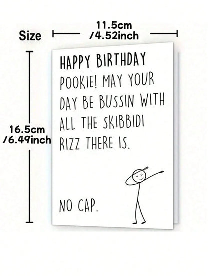 Fun Birthday Card, Suitable For Boys And Girls, 13th, 14th, 15th, 16th, 17th, 18th, 21st Birthday, Birthday Decorations And Gifts, Suitable For Sons, Daughters, Teenagers, 10 To 30 Years Old, Designed