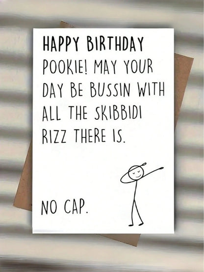 Fun Birthday Card, Suitable For Boys And Girls, 13th, 14th, 15th, 16th, 17th, 18th, 21st Birthday, Birthday Decorations And Gifts, Suitable For Sons, Daughters, Teenagers, 10 To 30 Years Old, Designed