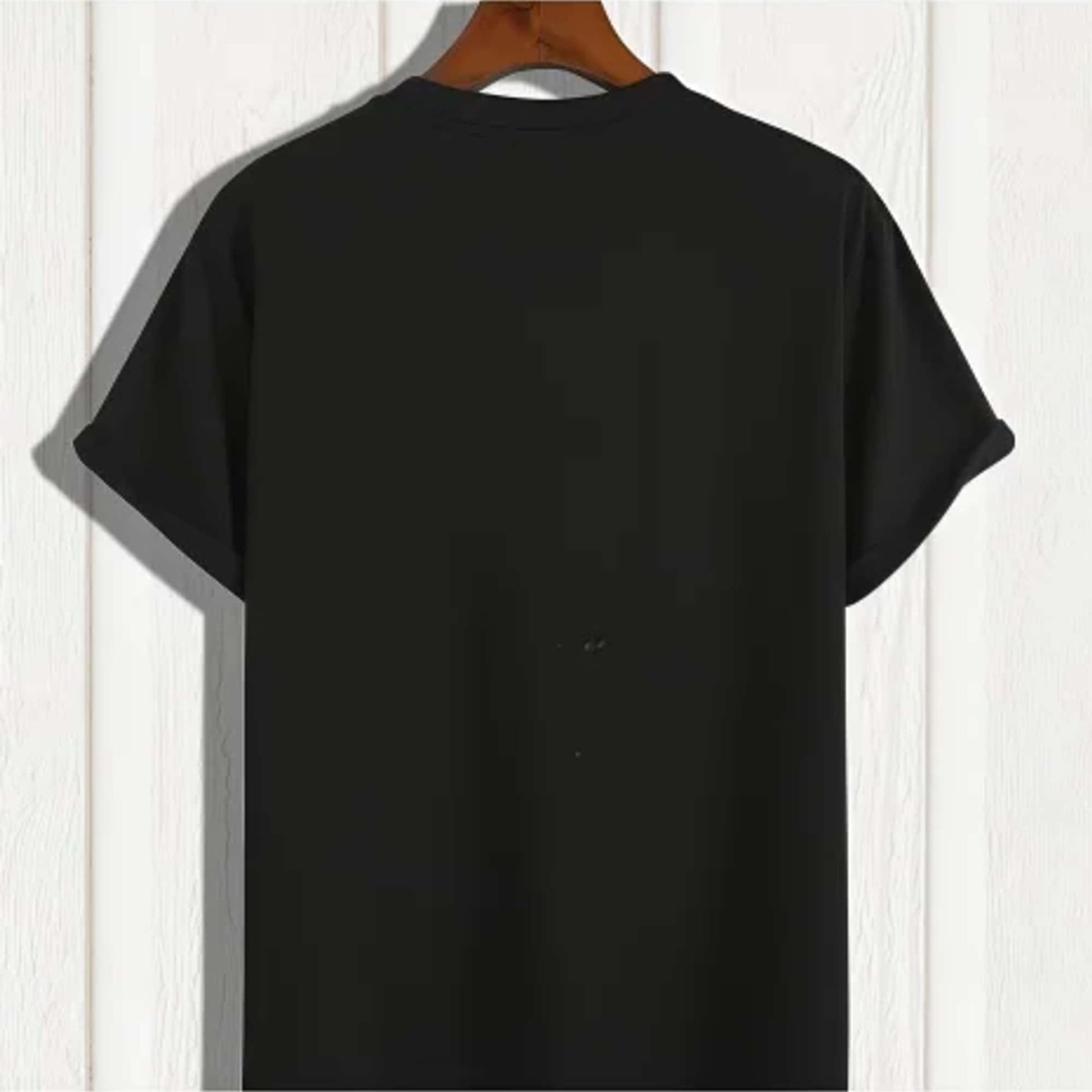 Fun Dog Lover T-Shirt- Black Background With Red And White Paw Print Design- Soft And Breathable T-Shirt- Perfect Gift For Dog Moms And Dads