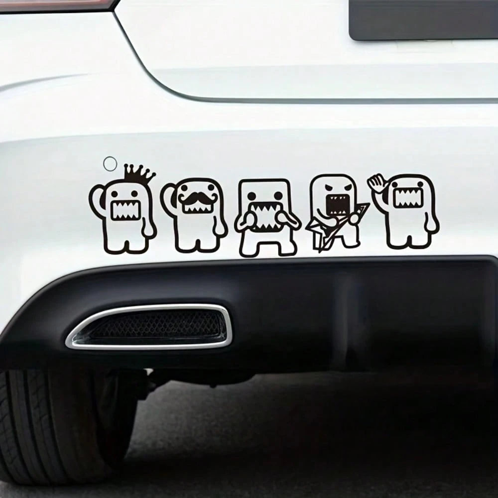 Funny Reflective Car Sticker Car Side Window Rear Windshield Decorative Waterproof Sticker Electric Motorcycle Notebook Sticker