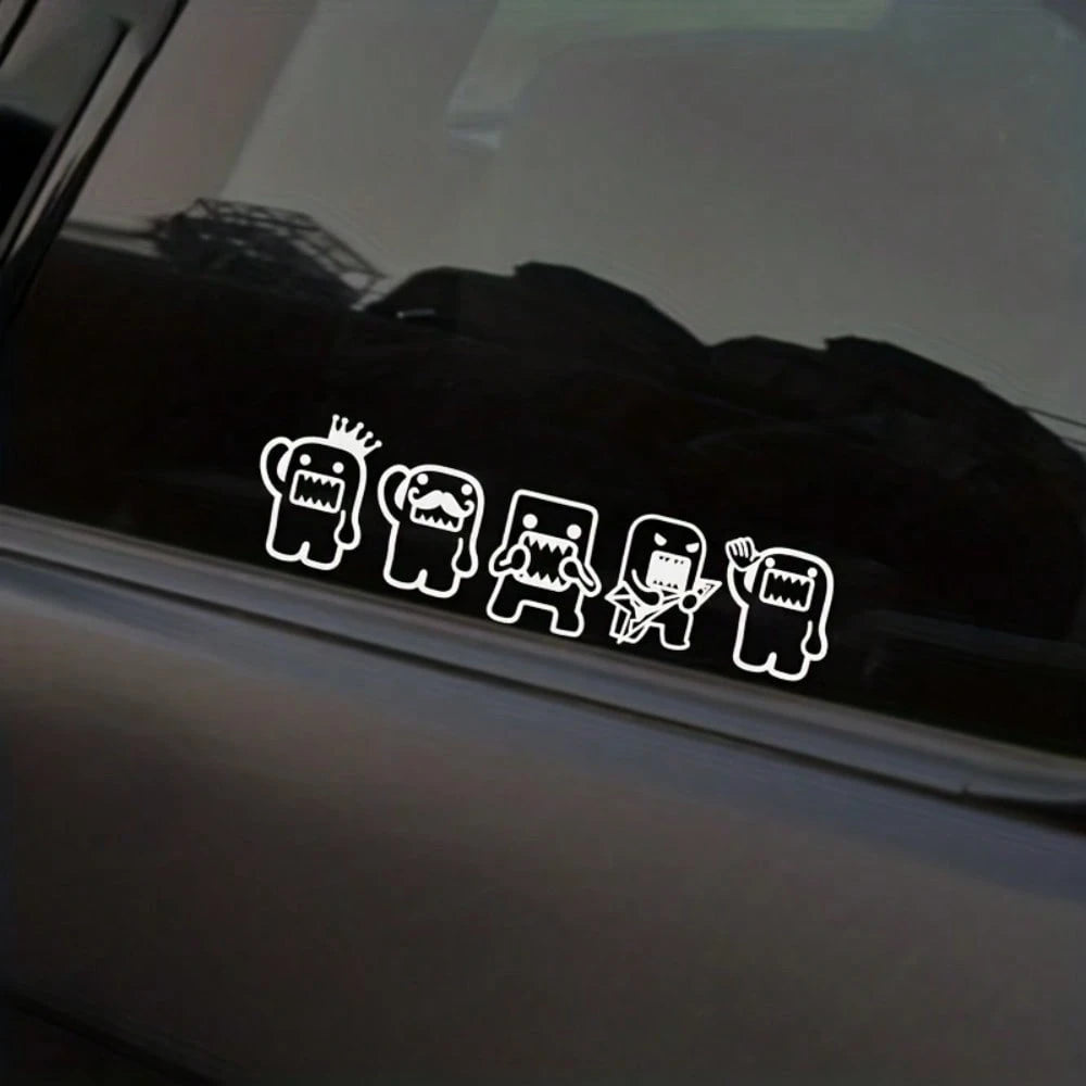 Funny Reflective Car Sticker Car Side Window Rear Windshield Decorative Waterproof Sticker Electric Motorcycle Notebook Sticker